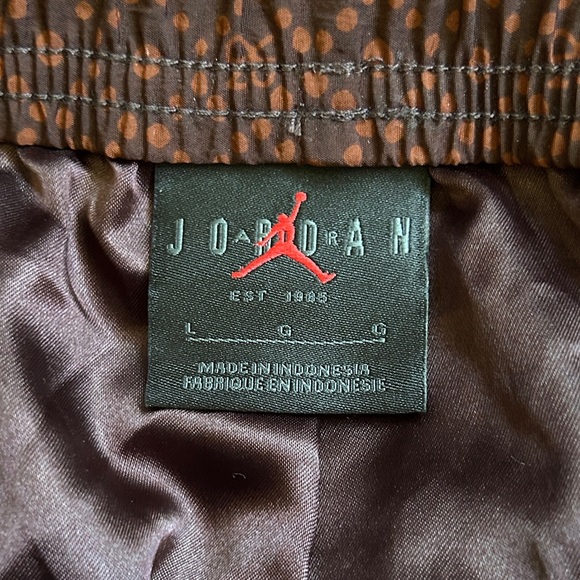 Nike Air Jordan x Maison Chateau Rouge Brown Woven Pants Size: L - Picture 4 of 7